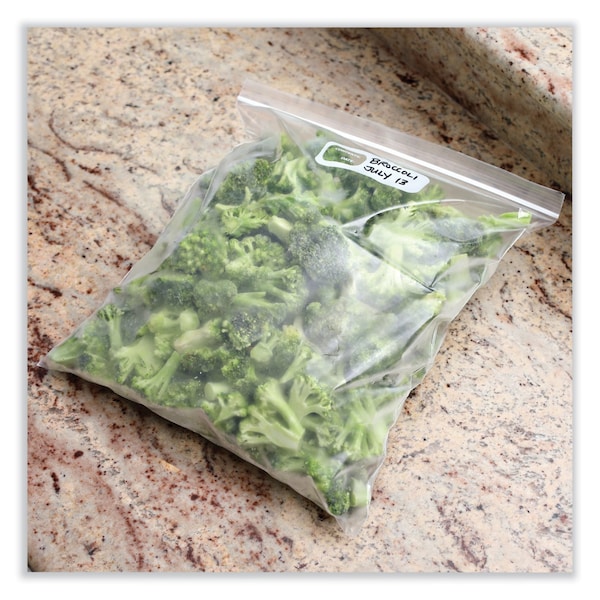 Boardwalk Reclosable Food Storage Bags, 2 gal, 2.7 mil, 13" x 15", Clear, PK100 - BWK2GALFZRBAG