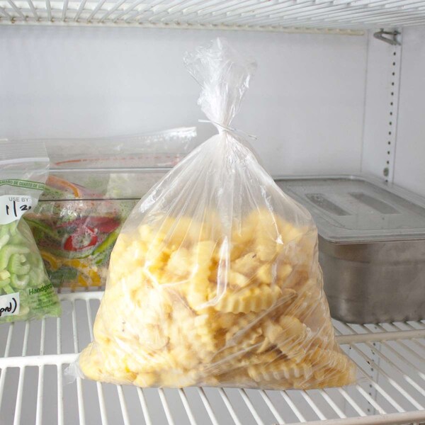 Tuffgards Food Storage Tie Closure Clear 10"x14" Freezer Storage Bag, PK1000 - 303679975