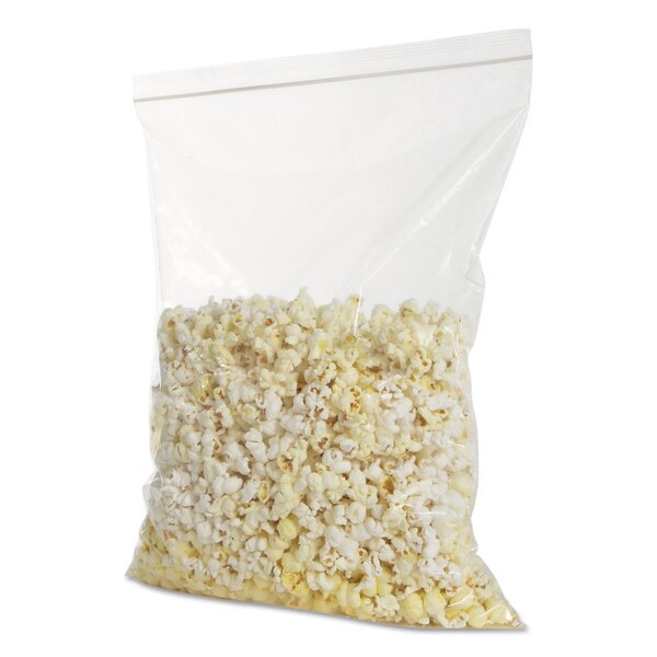 Bagco Zippit Resealable Bags, 4 mil, 12 in. x 15 in., Clear, 500PK - MGP MGZ4P1215