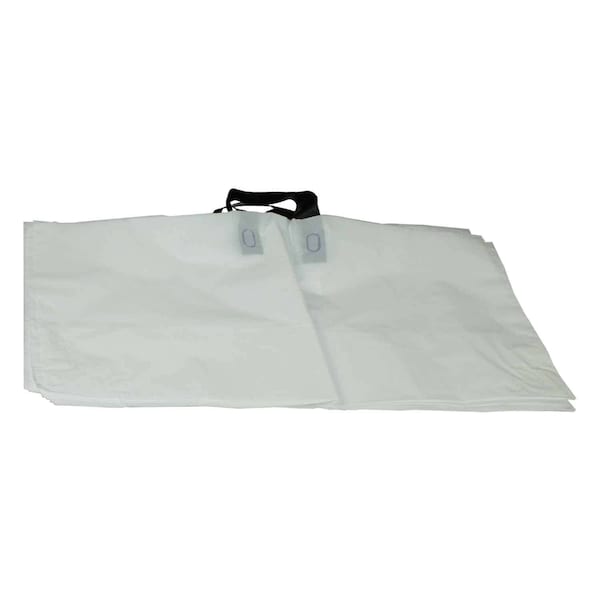 Pak-Sher Pak-Sher 28"x13"x10" Soft White Tote Bag, PK250 - 6581