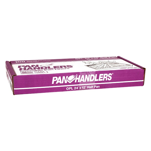 Panhandlers Pan Handlers 24"x12" Half Size 400 Degree Ovenable Pan Liner, PK100 - 304985025