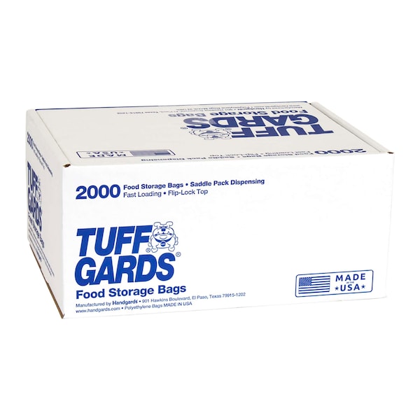 Tuffgards 8.5"x8.5" Printed Deli Fresh High Density Saddle Deli Bag, PK2000 - 303679640
