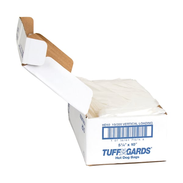 Tuffgards Handgards Tuffgards High Density Saddle Hot Dog Bag, PK2000 - 303679614