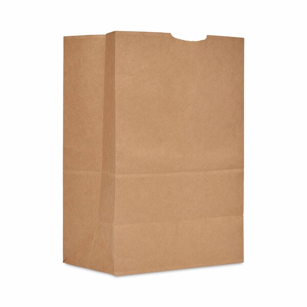 Ajm Packaging Grocery Bag, 17.25 x 18, Brown, 400PK - GS65NP4C
