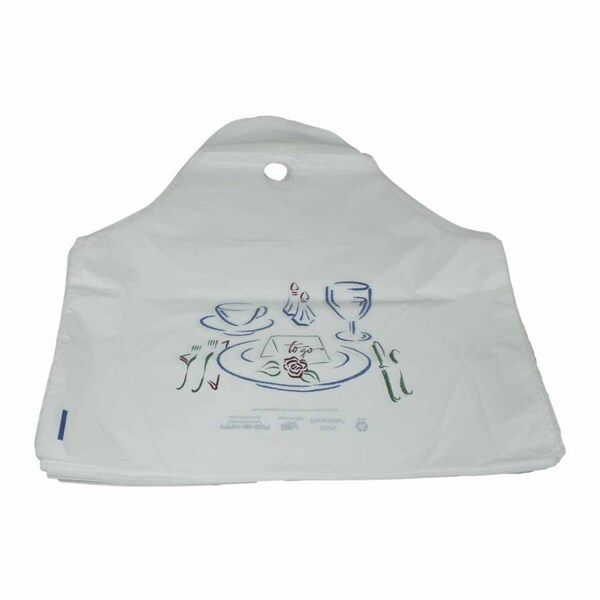 Pak-Sher Pak-Sher 19"x19"x9.5" Cut Out Plastic Bag, PK500 - 5251