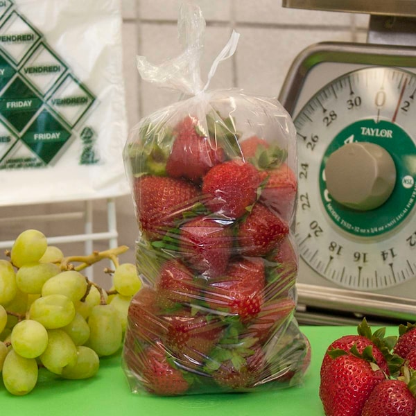 Tuffgards Handgards Tuffgards Low Density Poly Roll 4"x2"x12" Food Bag, PK1000 - 304985354