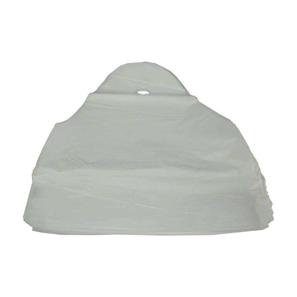 Pak-Sher Pak-Sher 19"x19"x9.5" Cut Out White Tote Bag, PK500 - 3220