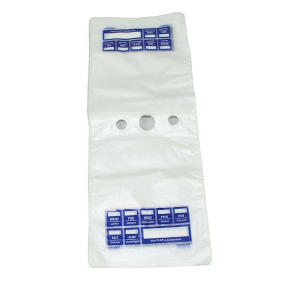 Pak-Sher Pak-Sher 7 Day Small Portion Food Storage Bag, PK2000 - 5731