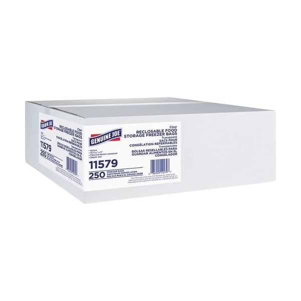 Geniune Joe BAG, FREEZER, 1 GAL, RECLOSE, 6PK - GJO11579CT