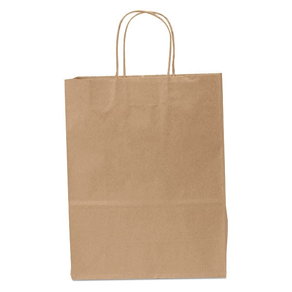 General Paper Shopping Bag, 60 lb. Krft, Hea, PK250 - 87124