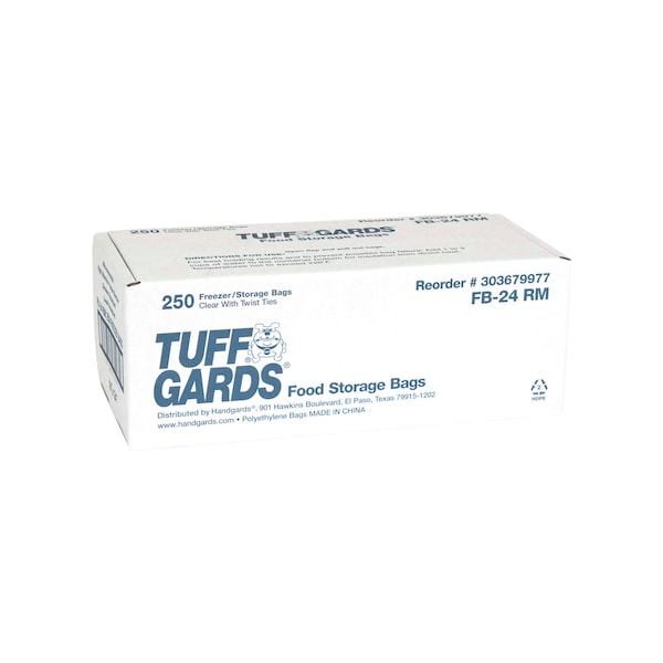 Tuffgards High Density Roll Puff 18"x24" Freezer Storage Bag, PK250 - 303679977