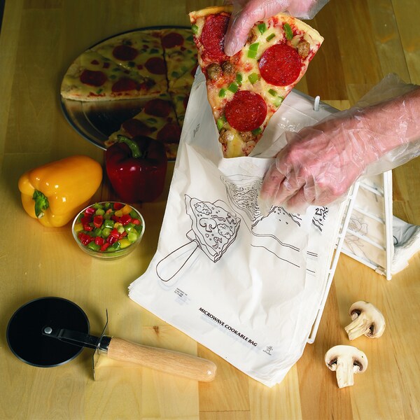 Handgards Handgards High Density Pizza 8.5"x12" Printed Saddle Pack Bag, PK2000 - 303679653