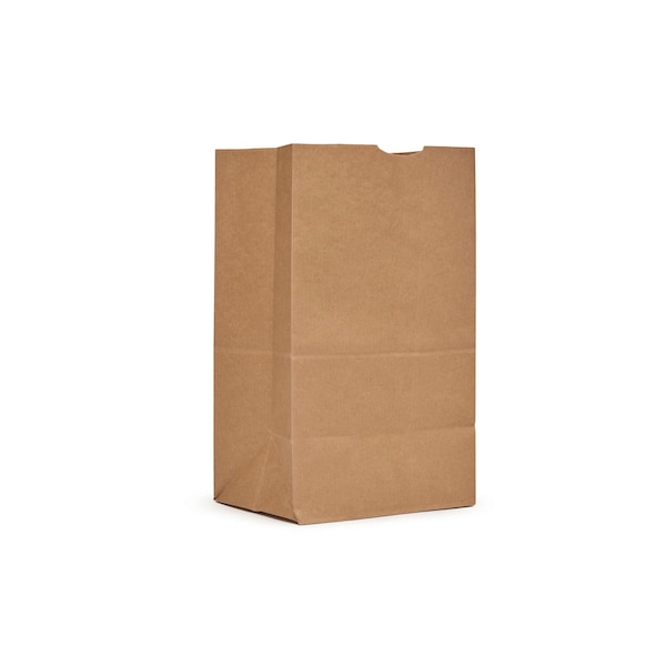Ajm Packaging AJM 25# Squat Narrow Base Kraft Bag, PK500 - SQ50NP5C25HD