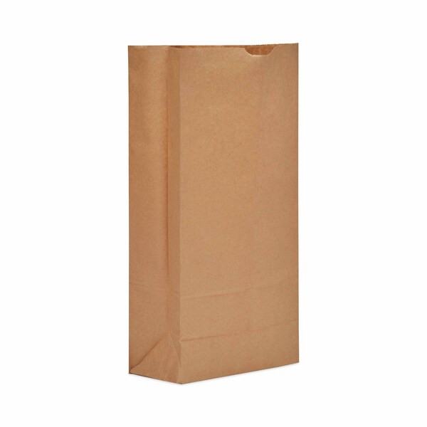 Ajm Packaging Grocery Bag, 15 x 19, Brown, 1000PK - GB25NP1MTL