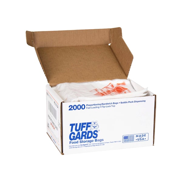 Tuffgards Tuff Gards 2M High Density Orange Saturday Preportioning Bag, PK2000 - 303679816