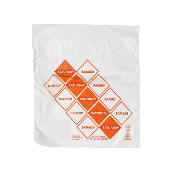Tuffgards Tuff Gards 2M High Density Orange Saturday Preportioning Bag, PK2000 - 303679816