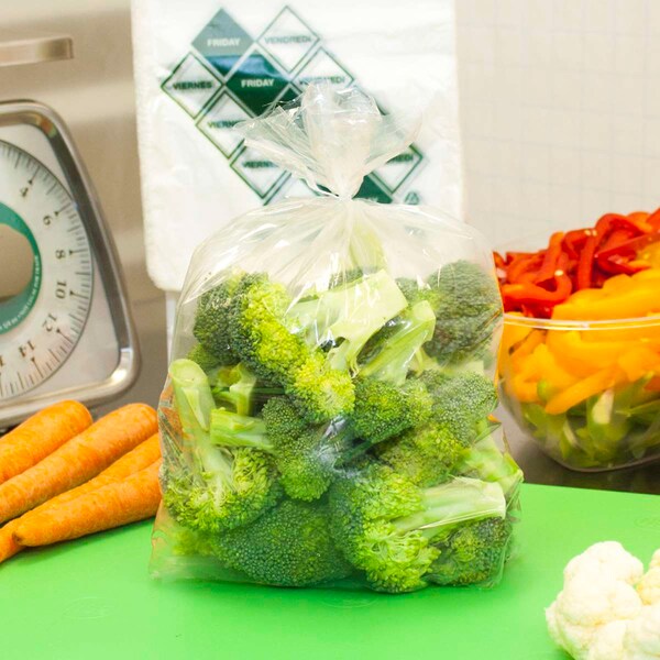 Tuffgards 6"x3"x12" .6 mil Low Density Roll Pack Clear Food Storage Bag, PK1000 - 304985357