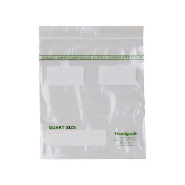 Zipgards Zipgard Freezer Bag qt. 2.7Mil, PK500 - 304985462