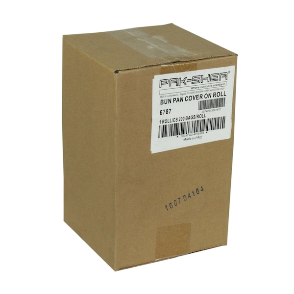 Pak-Sher Pak-Sher 27"x37" Clear Roll Bun Pan Bag, PK200 - 6787