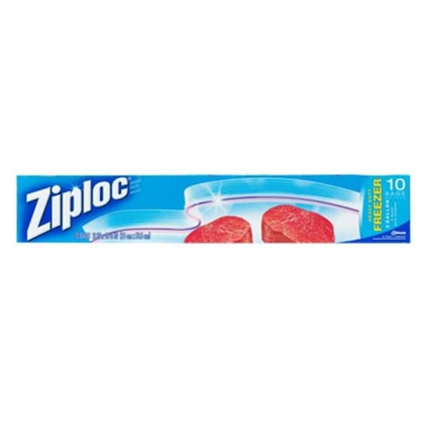Ziploc Ziploc 01132 10 Count; 2 Gallon - Jumbo Freezer Bags - 862565