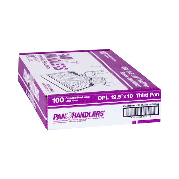 Panhandlers Pan Liner Ovenable 400 Degree 19.5x10, PK100 - 304985027