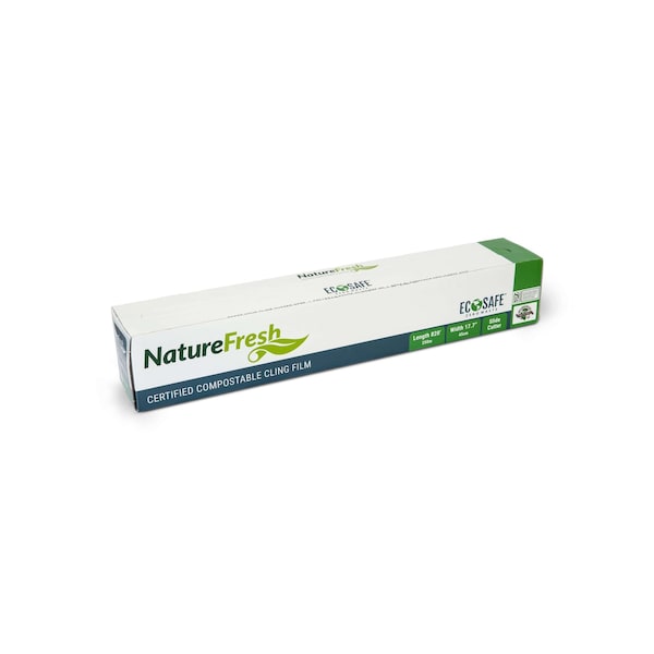 Ecosafe Compostable Cling Film - A1 Manual Roll - 17.7 in. X 4921 Feet - NF-A1-450