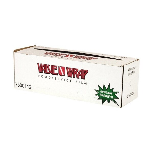 Southeastern Paper Group Film Roll, Cling, w/Cutter, PVC, f/Food, 12inx2000ft , Clear - EGS026104