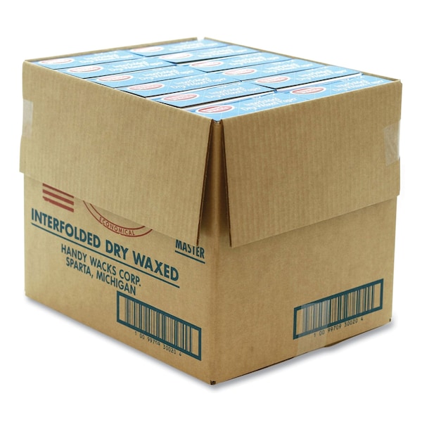 Handy Wacks Interfolded Dry Waxed Paper, 10.75 x 12, 6000PK - EZ12