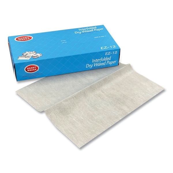 Handy Wacks Interfolded Dry Waxed Paper, 10.75 x 12, 6000PK - EZ12