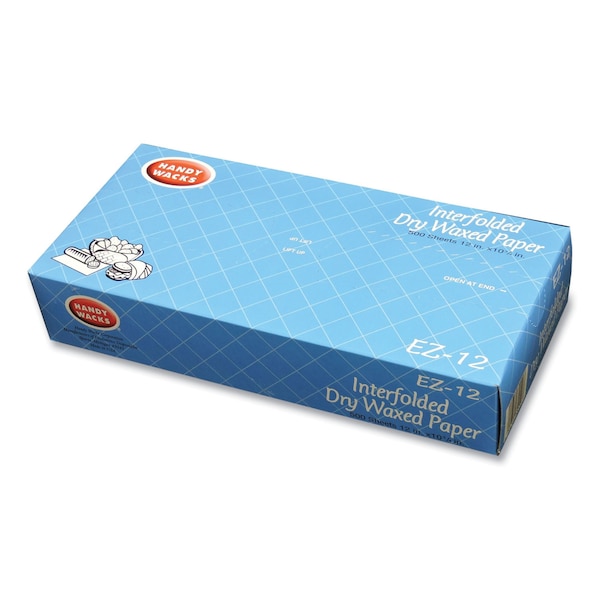 Handy Wacks Interfolded Dry Waxed Paper, 10.75 x 12, 6000PK - EZ12