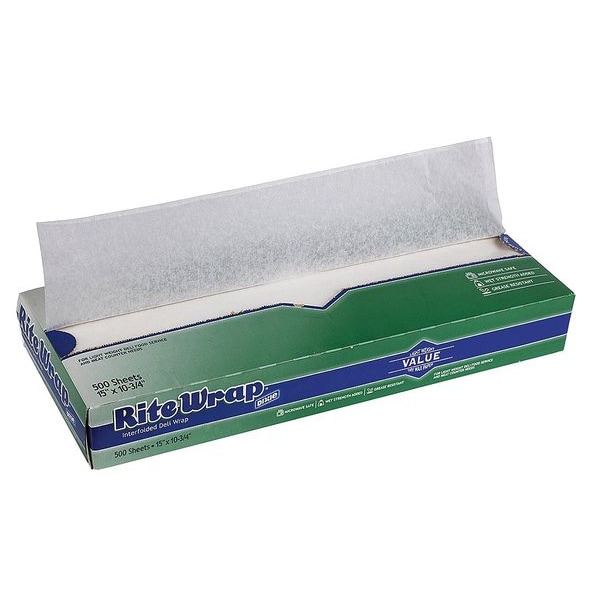 Dixie Deli Paper, Wax Paper, Light Duty, PK6000 - RW156