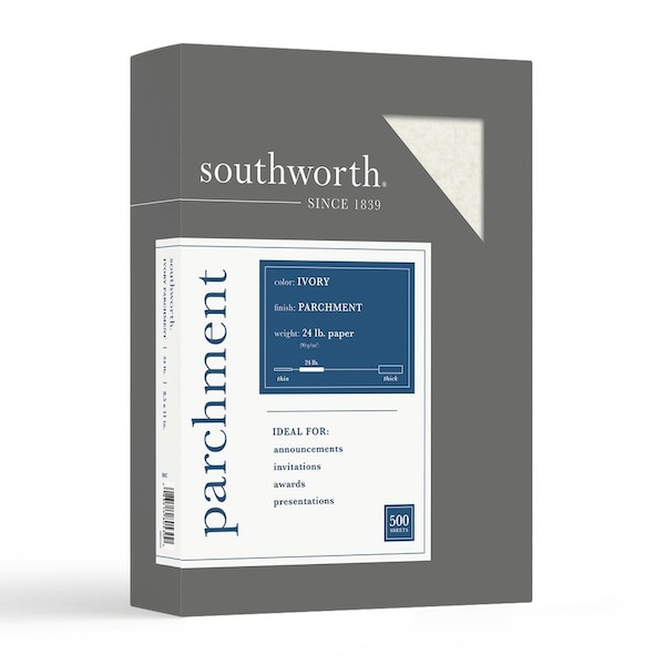 Southworth Paper, Parchment, 24#, Ivory Pk - SOU984C