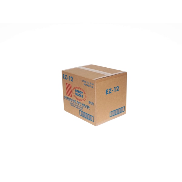 Handy Wacks Handy Wacks 12"x10.75" Dry Wax Interfolded Deli Paper, PK6000 - EZ-12N