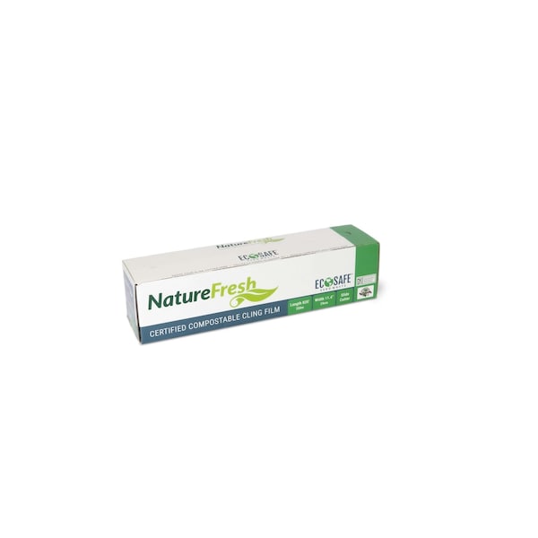 Ecosafe Compostable Cling Film - A1 Manual Roll -15 in. X 4921 Feet - NF-A1-380