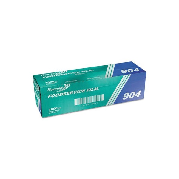 Reynolds Reynolds, PVC FILM ROLL WITH CUTTER BOX, 18in X 1000 FT, CLEAR - 904