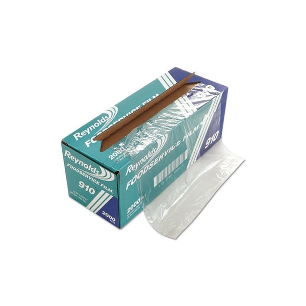 Alcoa Reynolds Reynolds, PVC FILM ROLL WITH CUTTER BOX, 12in X 2000 FT, CLEAR - 910