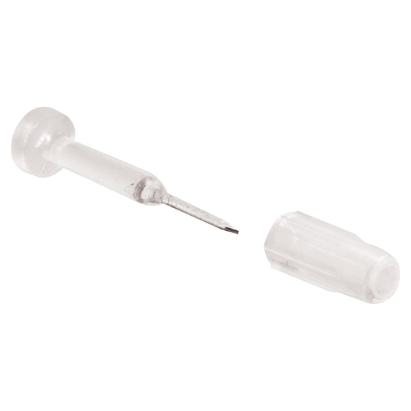 Prime-Line 1-1/16 in. Steel Pin with Plastic Bushing, Window Grid Retainer 6 Pack - L 5895