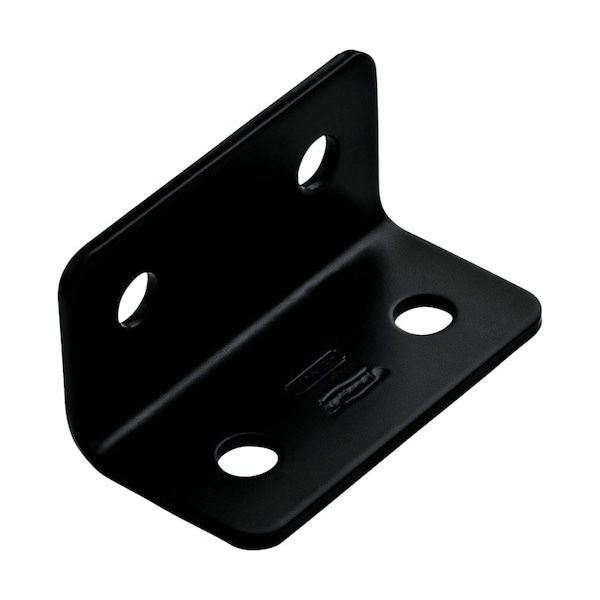 National Hardware National Hardware 1.6 in. H X 3 in. W X 0.125 in. D Black Carbon Steel Inside/Outside Corner Brace - N351-483