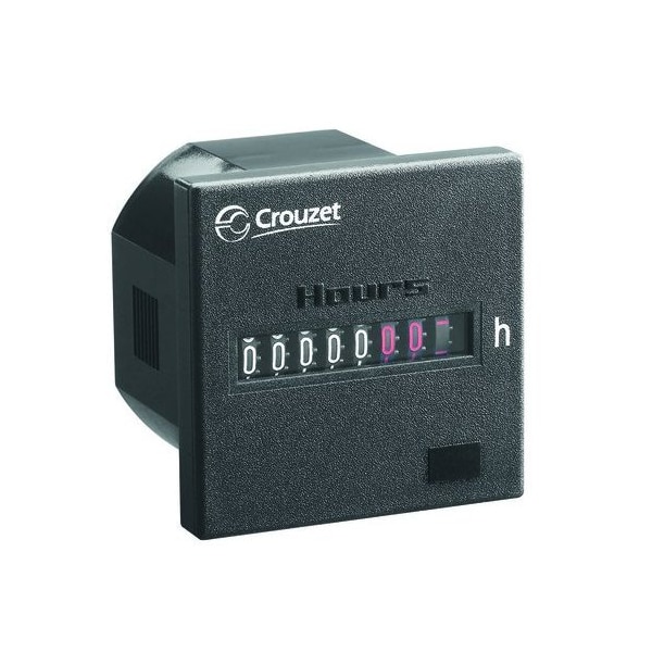 Contador de horas electromecánico Crouzet CHM48, 187-264 VCA, 60Hz - 99772716