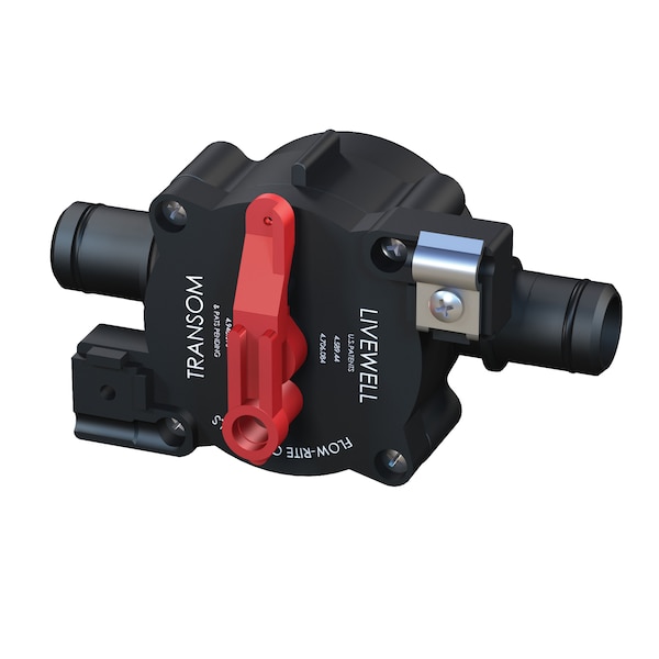 Flow-Rite Flow-Rite MV-04-FN01 V4 Three-Position Select Valve Fill/Empty/Recirc - Barbed, Front Non-PEF - MV-04-FN01