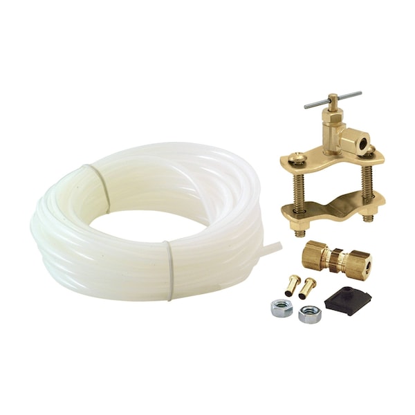 Keeney Mfg Eastman 1/4 in. Compression X 1/4 in. D Compression 25 ft. Plastic Installation Kit - 48362