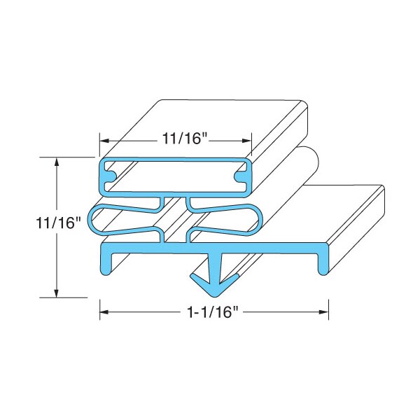 Glasspro Door Gasket 23 1/2" X 32 1/2" - 6001304
