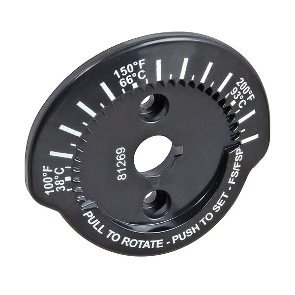 Server Plate, Thermostat Indicat Or 100 - 200F - 81269