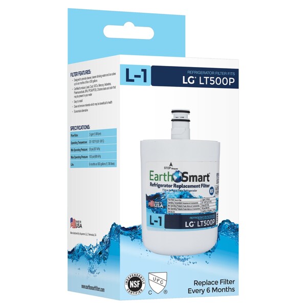 Earthsmart EarthSmart L-1 Refrigerator Replacement Filter For LG LT500P - 102616