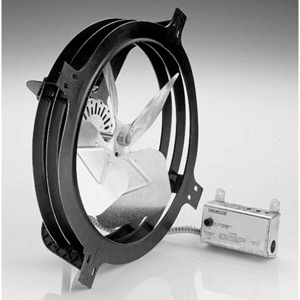 Air Vent Air Vent 18 in. H X 17.8 in. W X 7.3 in. L X 15 in. D Plastic/Steel Gable Mount Power Fan - 53319