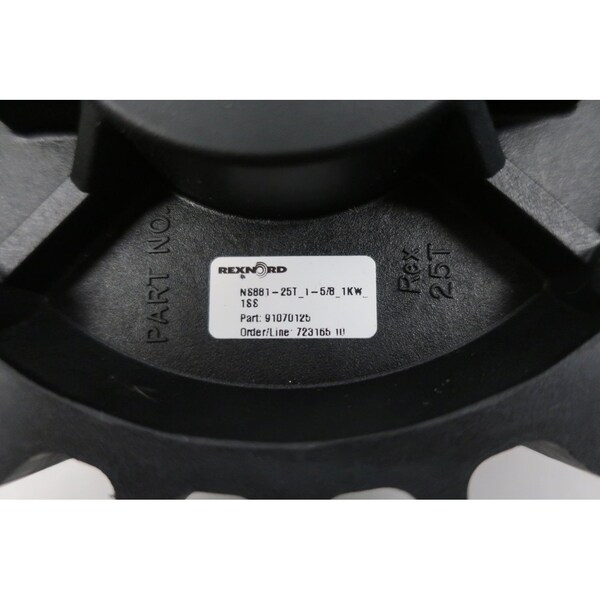 Rexnord Ns881-25T-1-5/8-1Kw-1Ss 25T 1-5/8In Single Conveyor Sprocket - NS881-25T-1-5/8-1KW-1SS