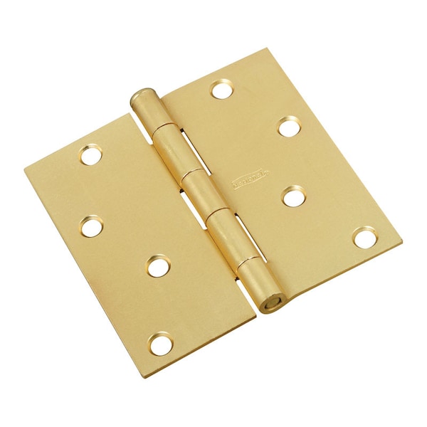 National Hardware National Hardware 4 in. L Satin Brass Door Hinge 1 pk - N830-231