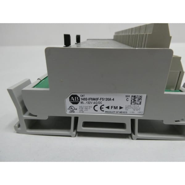 Interfaz fusible aislada de 40 puntos Allen Bradley SER C MÓDULO PLC Y DCS – 1492-IFM40F-FS120A-4