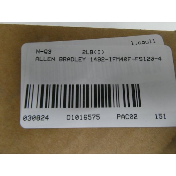 Interfaz fusible aislada de 40 puntos Allen Bradley SER C MÓDULO PLC Y DCS – 1492-IFM40F-FS120A-4