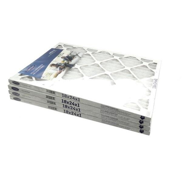 Carrier MERV 8 1" Filter, PK4 - 18X24X1-M8-C-P4